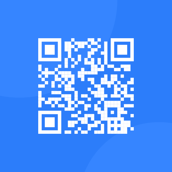 A QR code that when scanned, redirects the user to the frontendmentor.io home page.